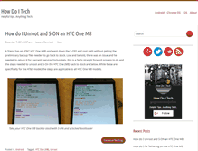 Tablet Screenshot of howdoitech.com